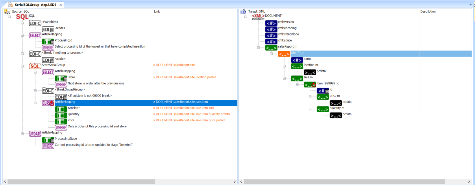 Loop Within loop for file to file mapping – Inobiz